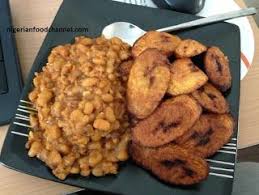 Beans, Plantain & Boiled Yam (Large)