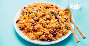 Jollof Rice & Beans (Large)